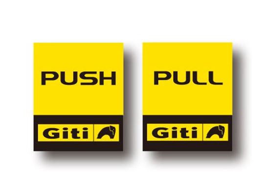 Picture of Push Pull Signs